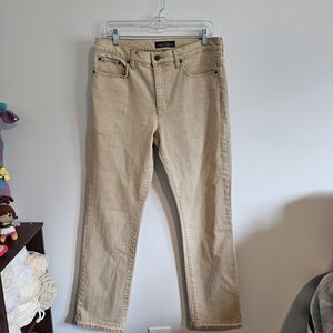 Ralph Lauren Straight-Leg Jeans in Khaki